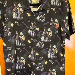 RSVLTS Undertaker Size Medium Casual Button Down Shirt Like New!!